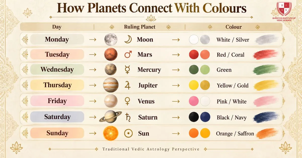 How Planets Connect With Colours